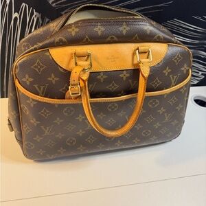 Louis Vuitton Brown Monogram Deauville  Bag